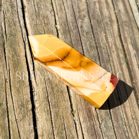 Mookite Jasper Polished Point Mineral Specimen Gemstone Crystal Obelisk Wand