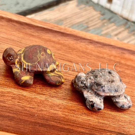 Sea Turtle - Small Crystal Carving