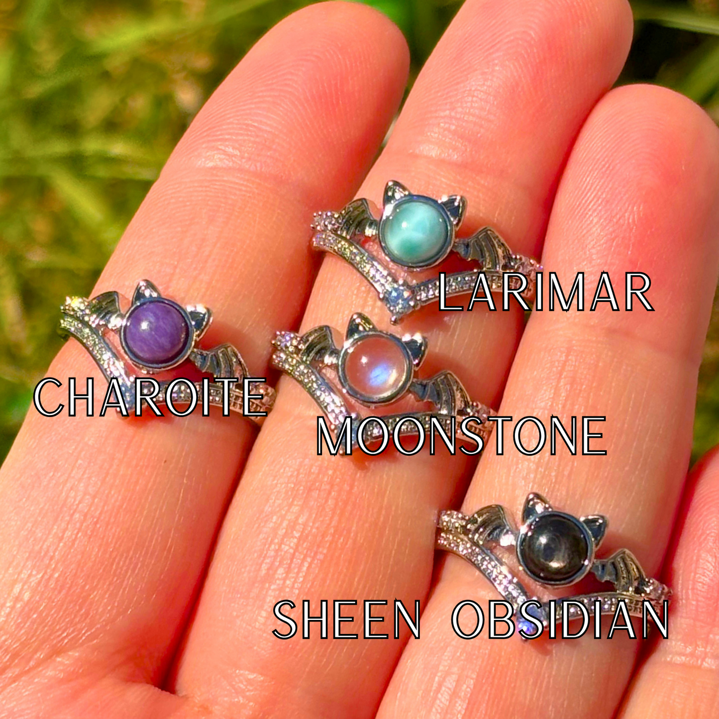 Bat Wings, Cat Ears Ring