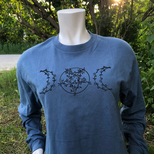 Moon Phases Pentagram Apparel - Original Art By Sam