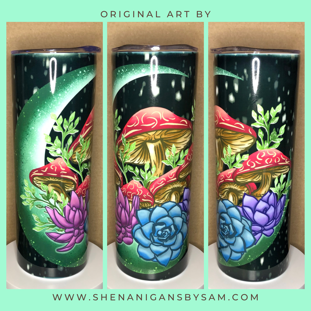 Midnight Mushrooms Drinkware