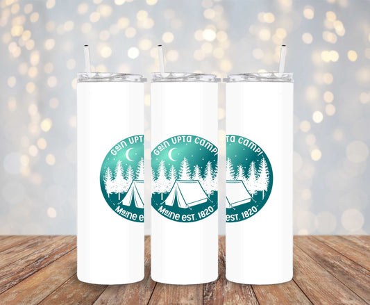 Maine Goin Upta Camp 20oz Skinny Tumbler
