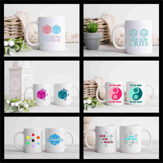 Table Top Dice Mugs