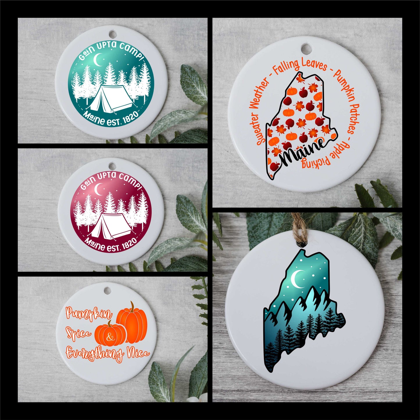 Maine Ornament