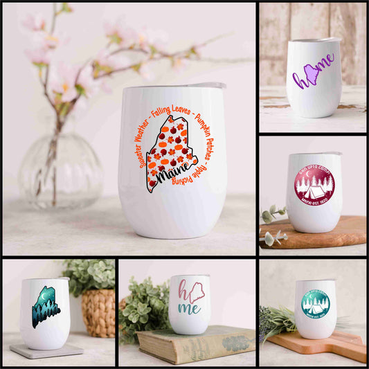 Maine 12 Oz Wine Tumbler