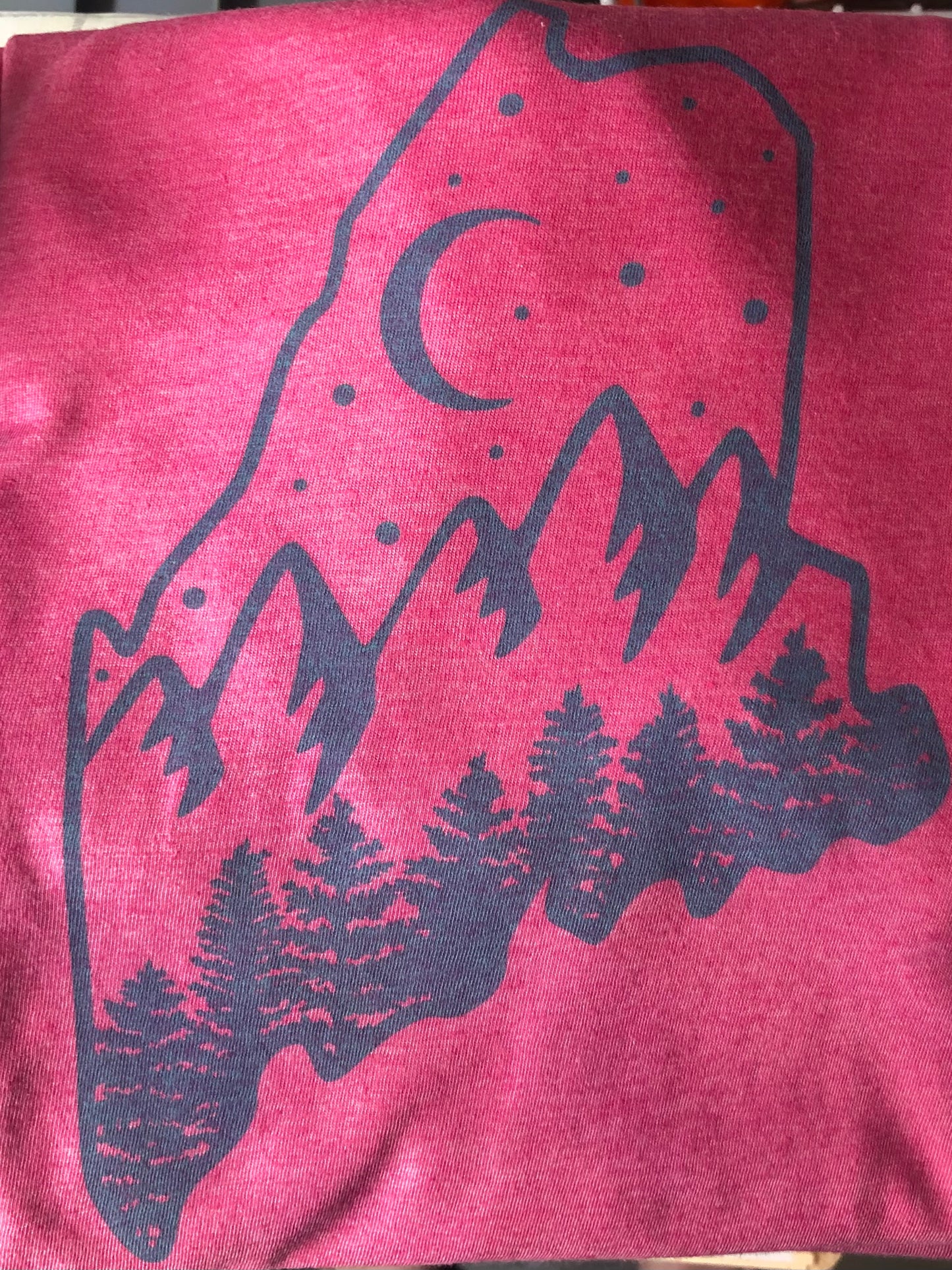 Maine Mountain Sky Apparel - Original Art By Sam
