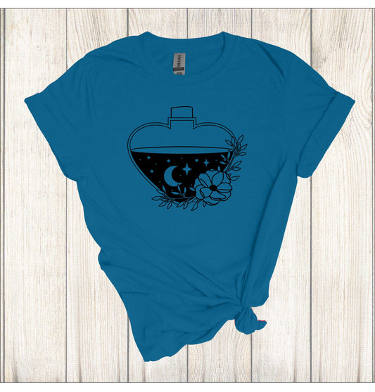 Space Heart Potion Bottle Apparel
