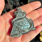 Eye of Providence, All Seeing Eye, Snake Triangle Flat Crystal Carving
