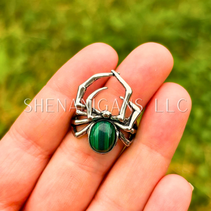 Crystal Spider Ring - Alloy Setting