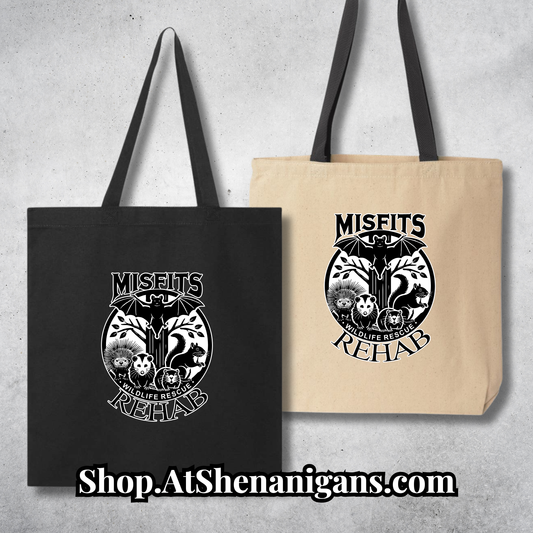 Misfits Rehab Wildlife Support Apparel - Official Merch - Tote Bag