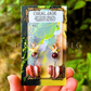 Coral Jade Puffy Heart Earrings