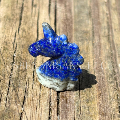 Unicorn Head - Crystal Carving