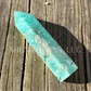 Amazonite Polished Point Mineral Specimen Gemstone Crystal Obelisk Wand