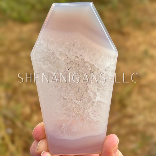 Druzy Agate Coffin