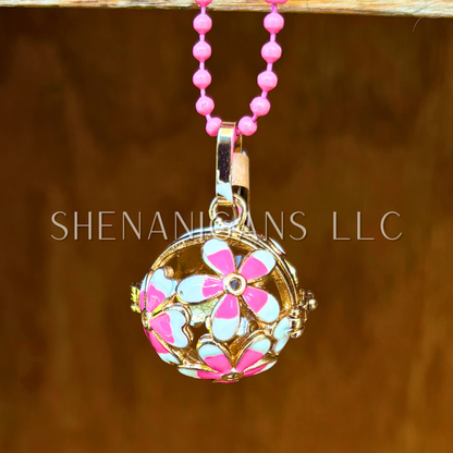 Flower Cage Crystal Holder Pendant – Adjustable Cage for Interchangeable Crystals
