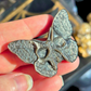 Butterfly Skull - Flat Crystal Carving