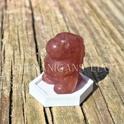 Cute Chubby Dino - Small - Crystal Carving