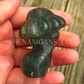 Mushroom Lady Body - Green Flourite - Crystal Carving