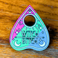 Polysexual Pride Flag Planchette Pin (Pronoun Styles Available)