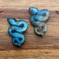 Snake - Mini Labradorite, Excellent Flash - Crystal Carving