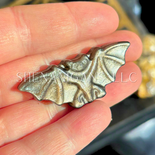 Bat Flat Crystal Carving