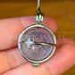 Amethyst Shooting Star Cage Crystal Holder Pendant – Adjustable Cage for Interchangeable Crystals