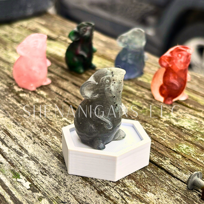 Mouse - Small - Crystal Carving