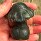 Mushroom Lady Body - Green Flourite - Crystal Carving