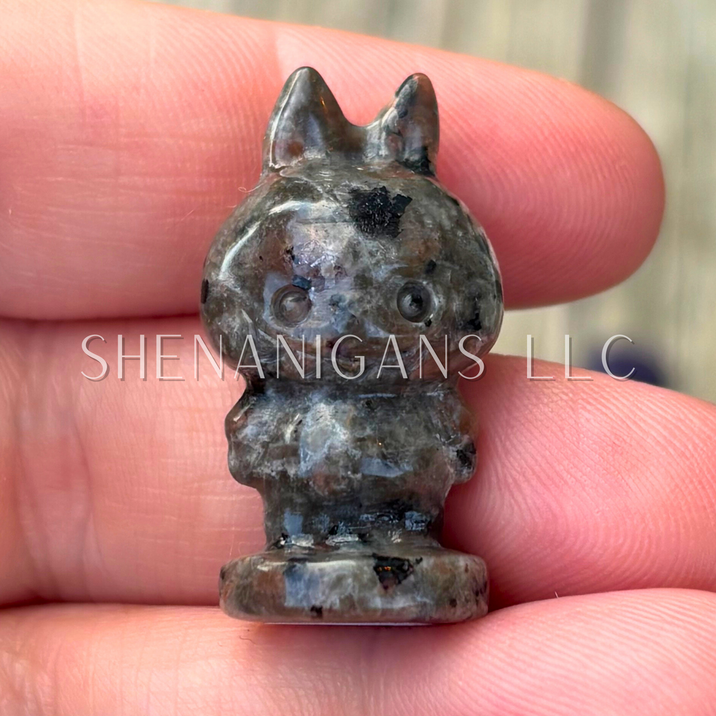 Tiny Little Monster Standing Carving | Whimsical Energy & Protection