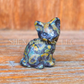 Sitting Cat - Med - Crystal Carving