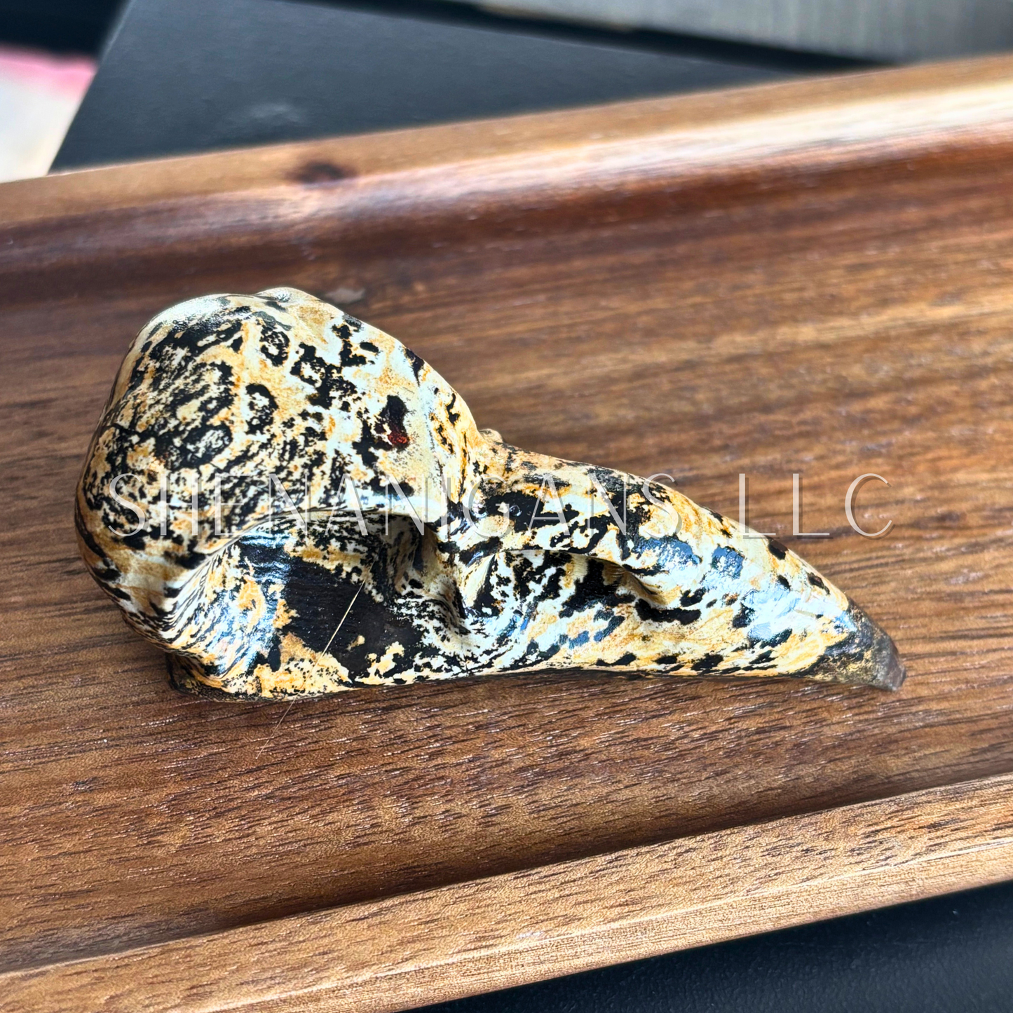 Raven Skull - Large - Crystal Carving