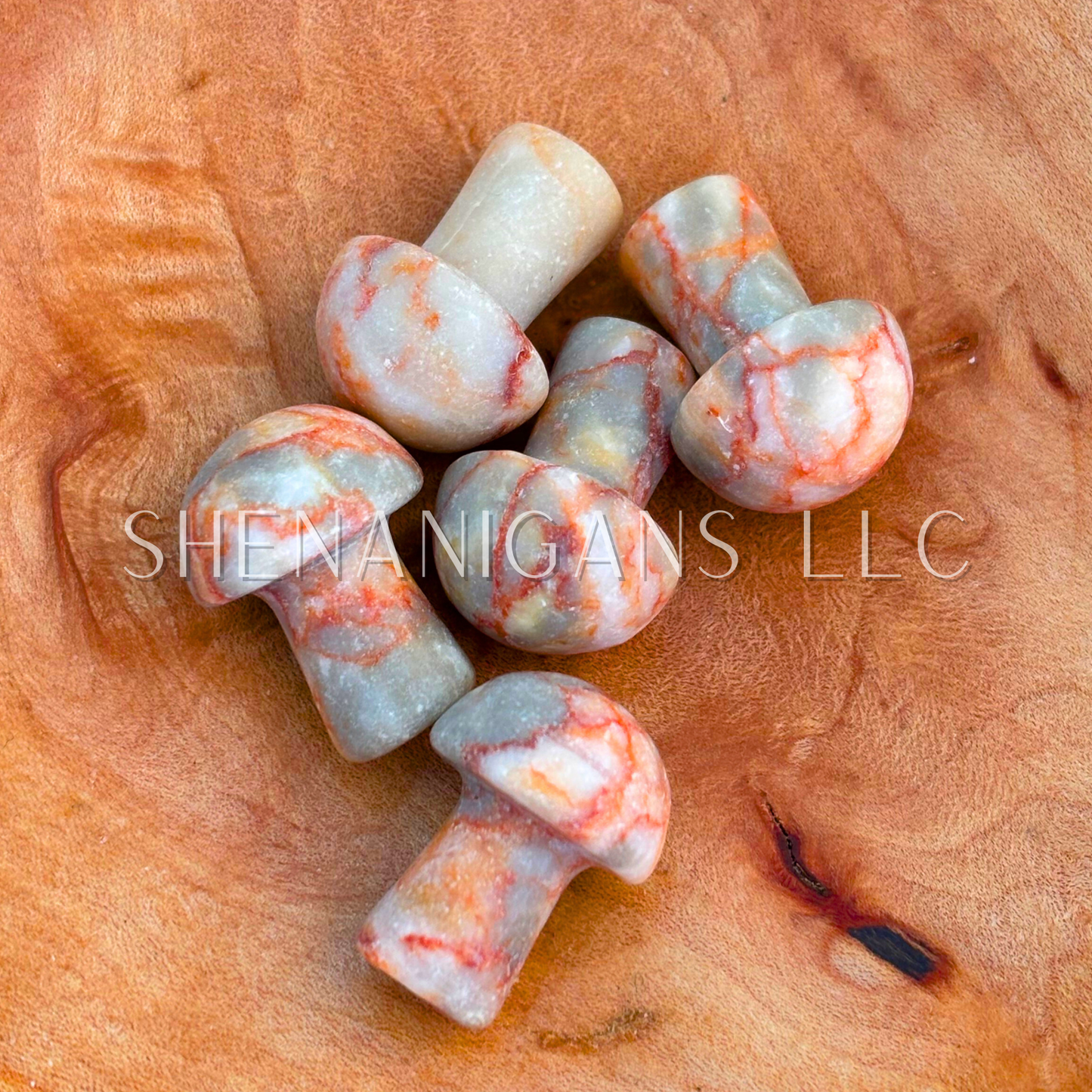 Mini Mushroom Crystal Carving – Natural Stone – Wholesale Available