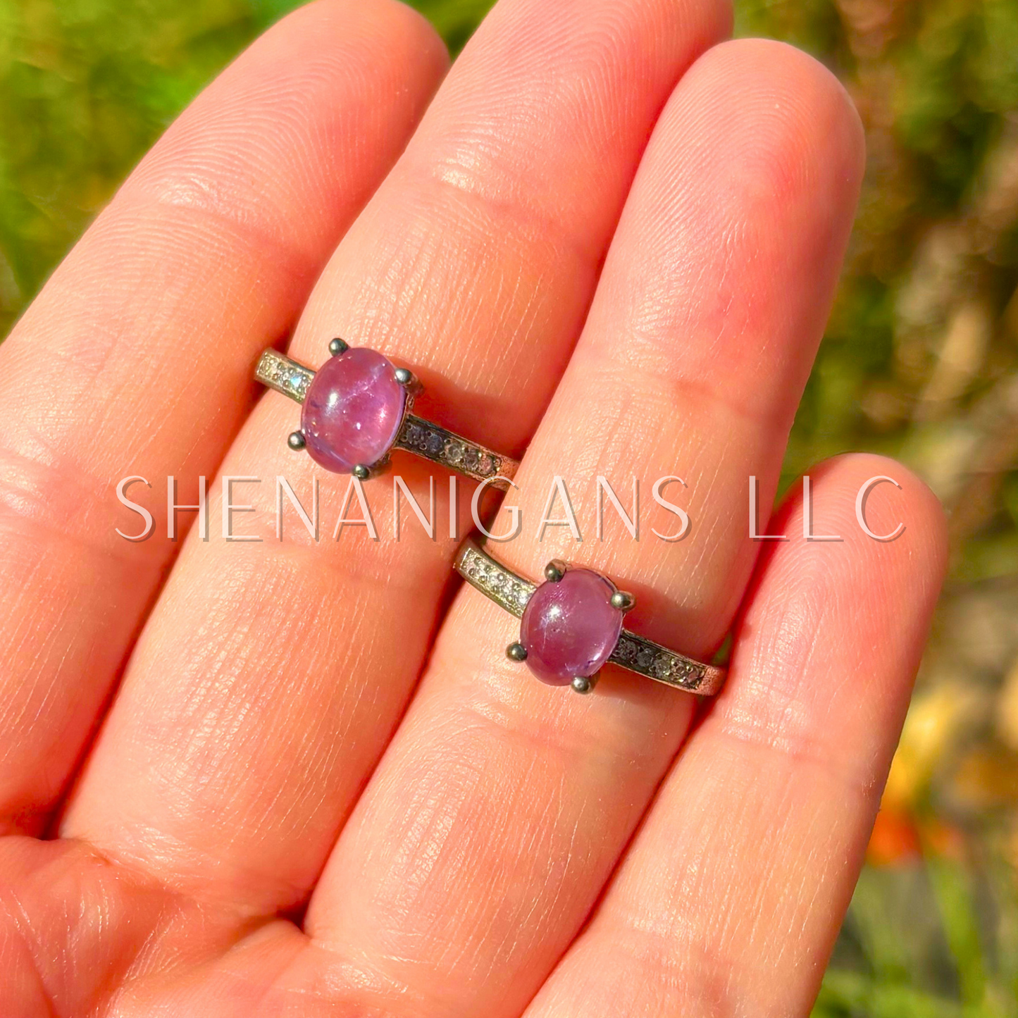 Fluorite Oval Ring