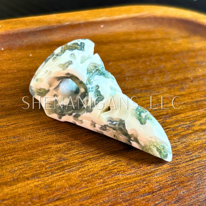 Raven Skull - Medium - Crystal Carving