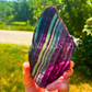 Rainbow Fluorite Slab