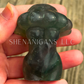 Mushroom Lady Body - Green Flourite - Crystal Carving
