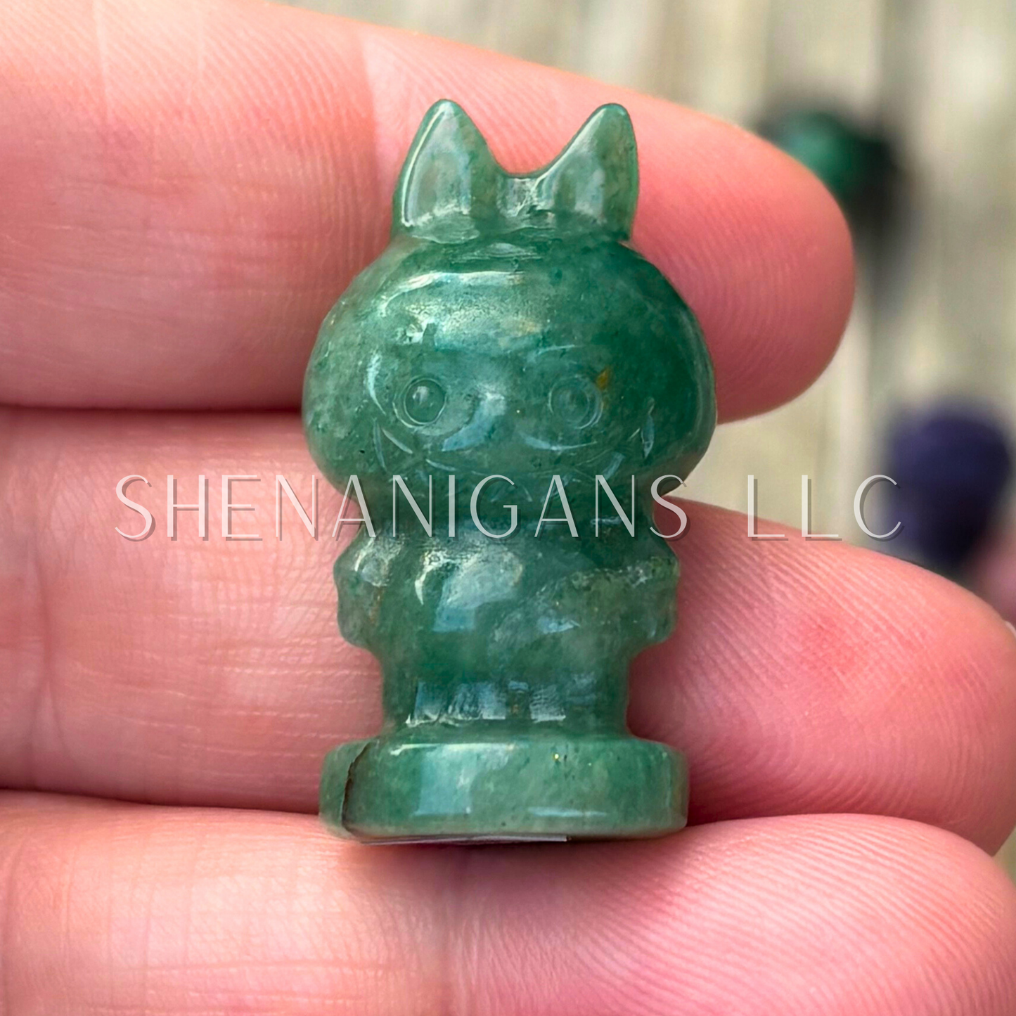 Tiny Little Monster Standing Carving | Whimsical Energy & Protection