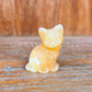 Sitting Cat - Med - Crystal Carving