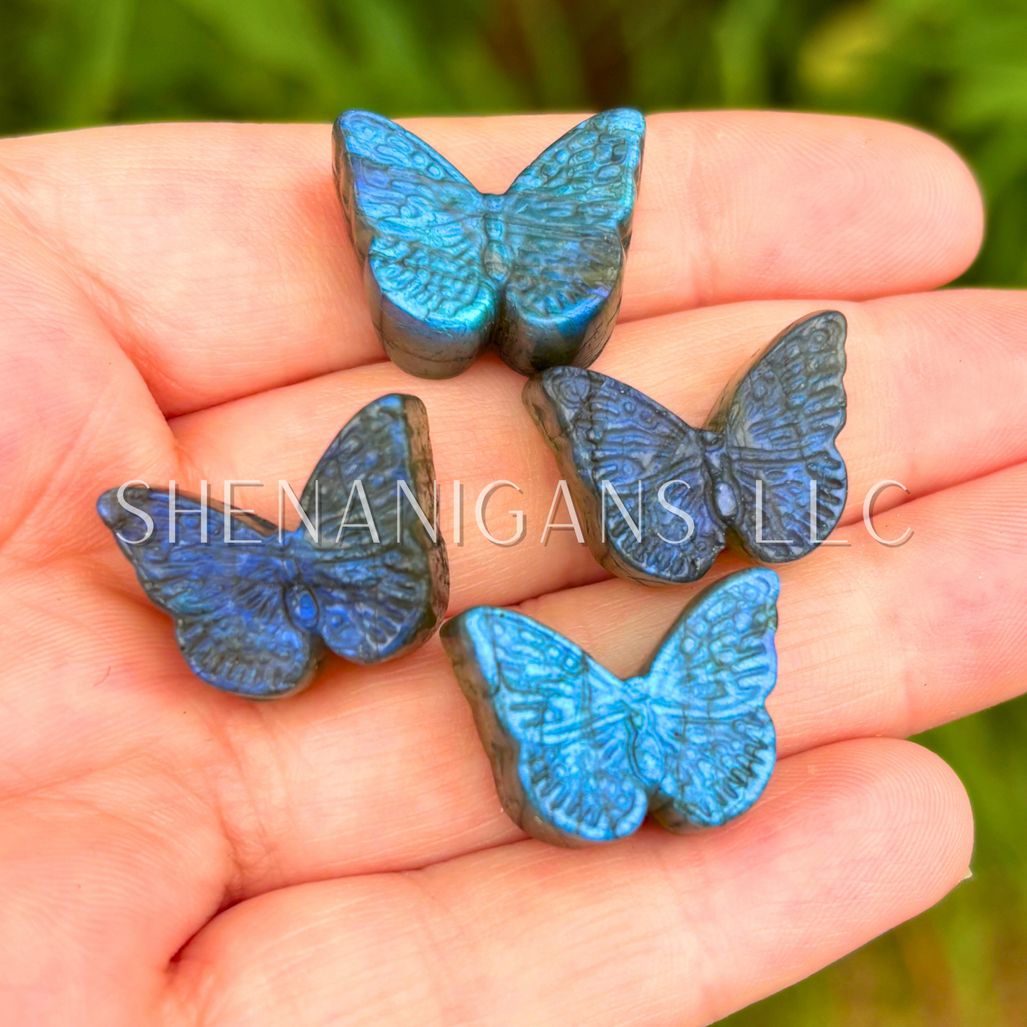 Butterfly - Small Labradorite Flat Carving