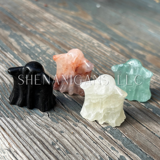 Ghostie in Sheet - Mini - Crystal Carving