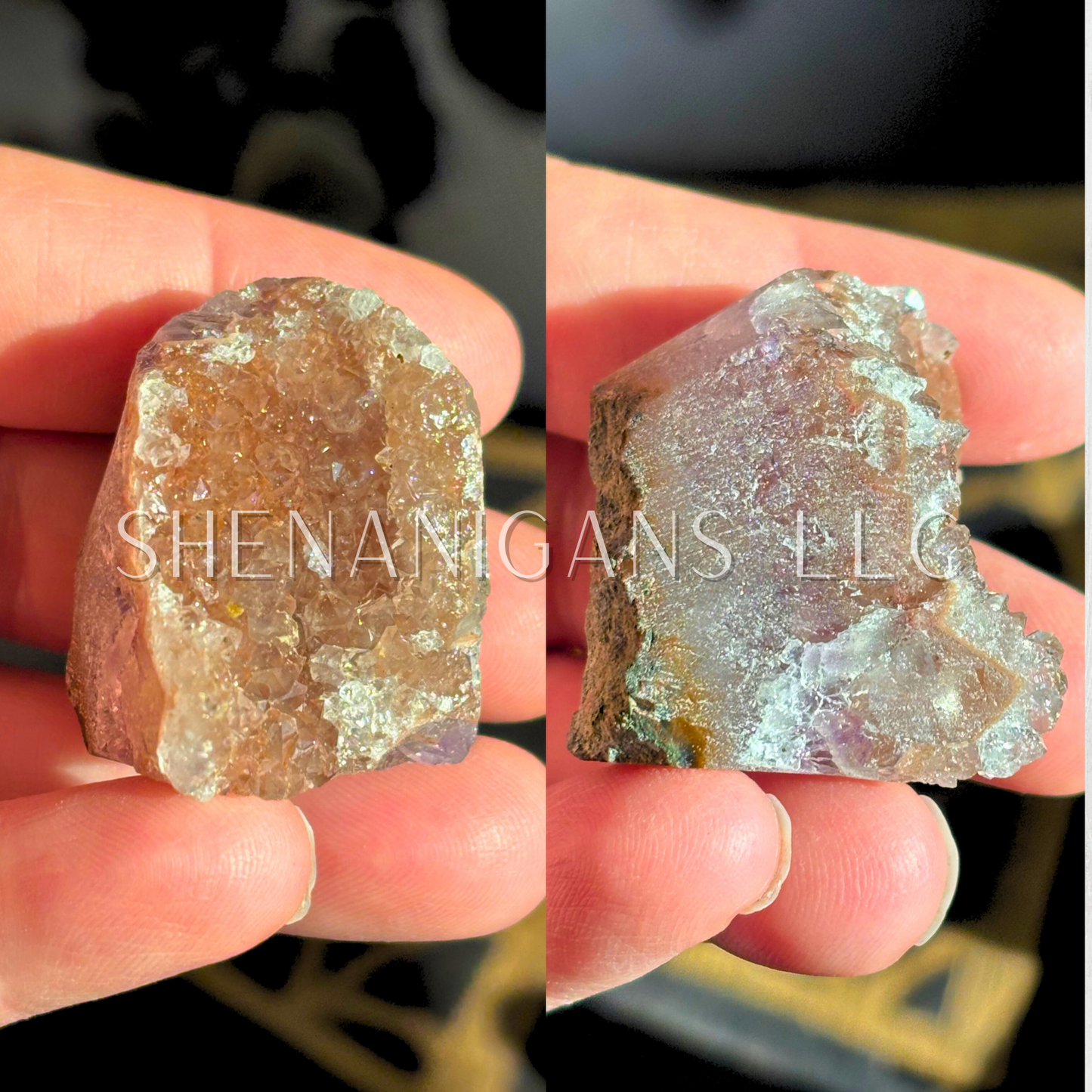 Mini Druzy Geode Towers