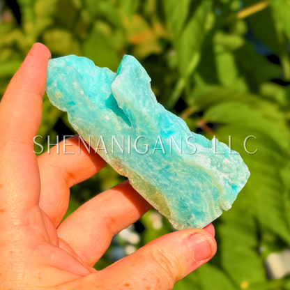Blue Aragonite Towers – Polished Crystal Points