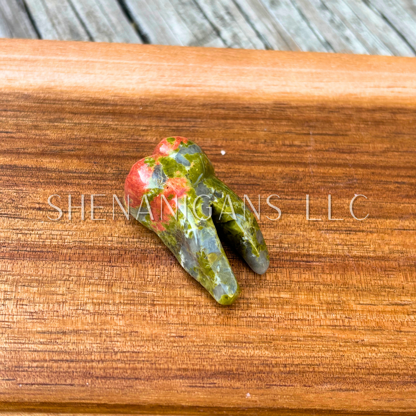 Tooth Crystal Carving – Strength & Vitality Symbol