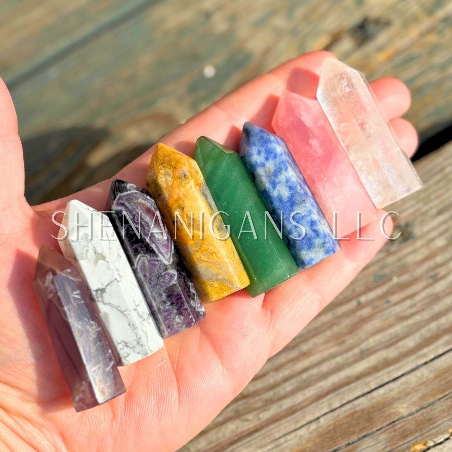 2" Polished Point Mineral Specimen Gemstone Crystal Obelisk Wand