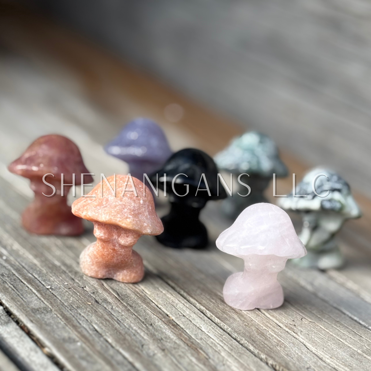 Mushroom Lady Body - Mini - Crystal Carving