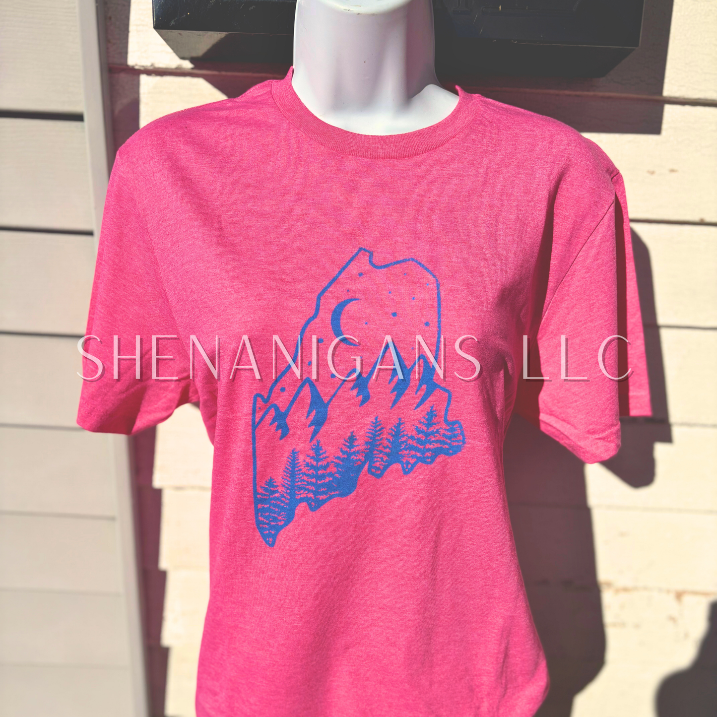 DISCONTINUED: Maine Mountain Sky Apparel - Original Art By Sam