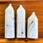 Crazy Snow Agate Polished Point Mineral Specimen Gemstone Crystal Obelisk Wand