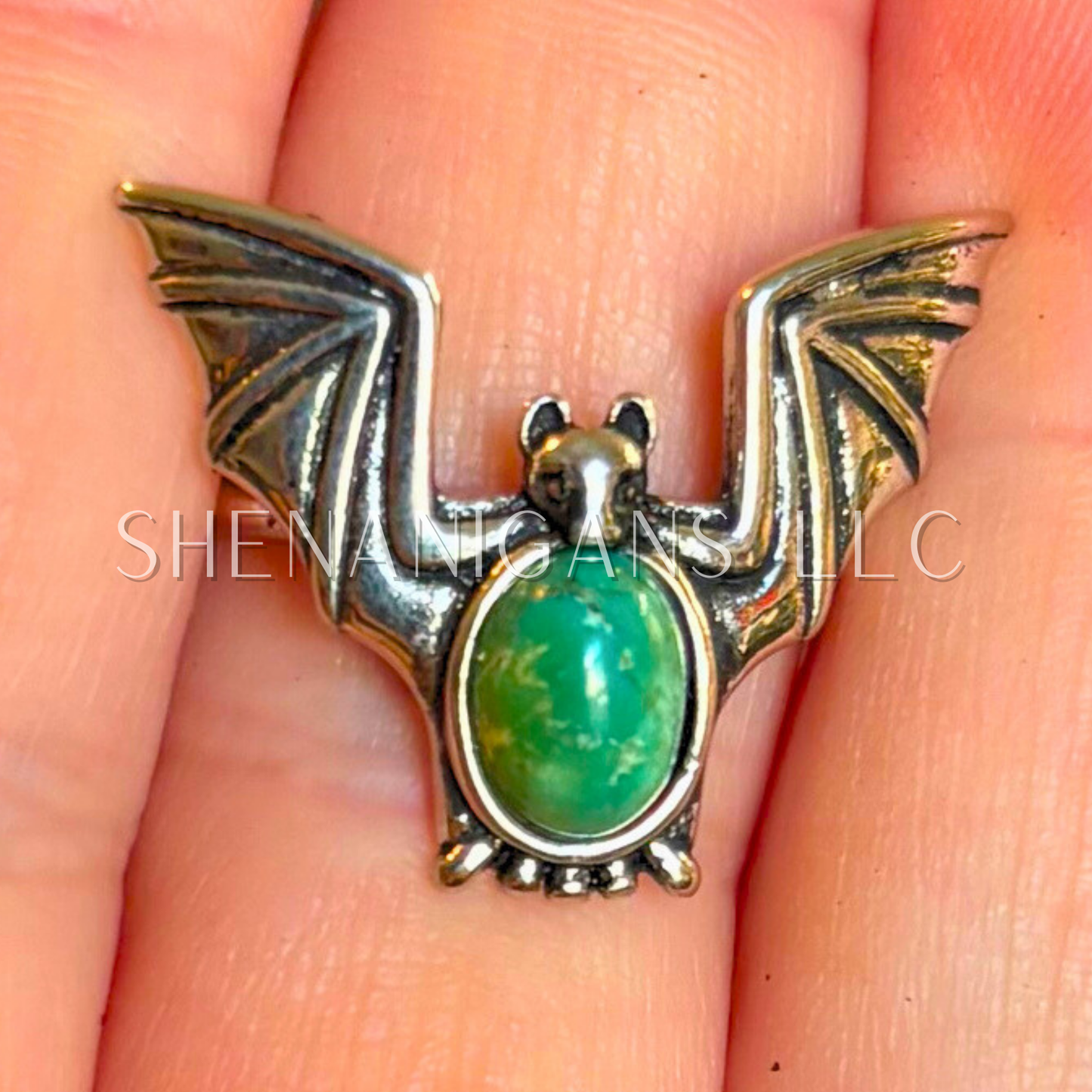 Crystal Bat Ring - Alloy Setting