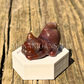 Stretching Cat - Small - Crystal Carving