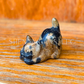 Stretching Cat - Small - Crystal Carving